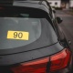 Taxi-Ordnungsnummer Folie innen + außen