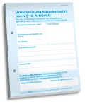 Unterweisung des Mitarbeiters