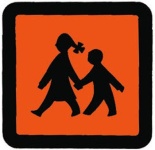Schulbus-Magnetschild S