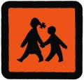Schulbus-Magnetschild S