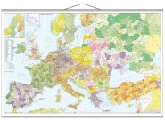 Straßen- und Postleitzahlenkarte Europa