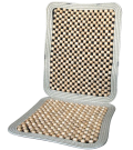 Holzkugel Sitzauflage beige