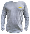 Taxi T-Shirt Langarm - grau meliert